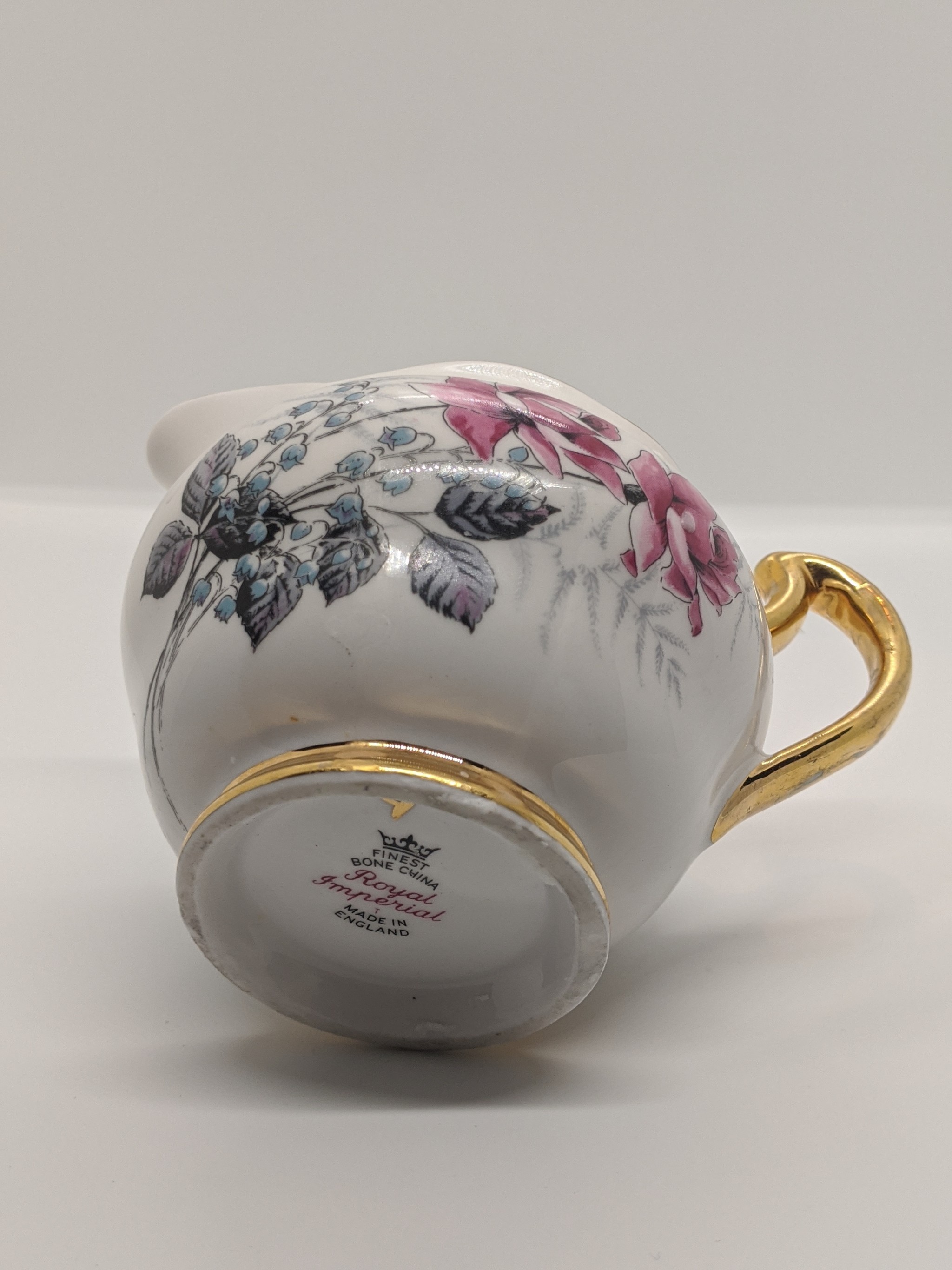 Imperial bone china milk jug c 1957