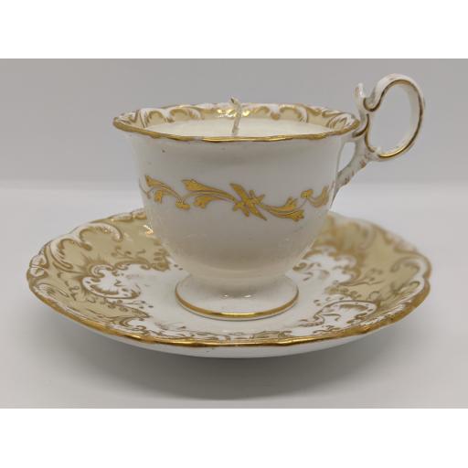 Ridgway Regency chocolate/coffee cup and saucer c 1830