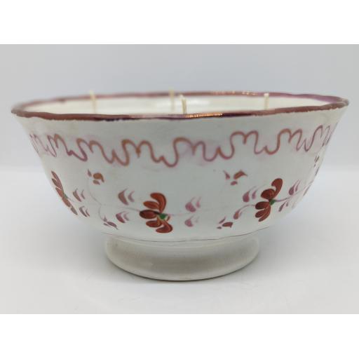 Sunderland lustre slop bowl c 1820
