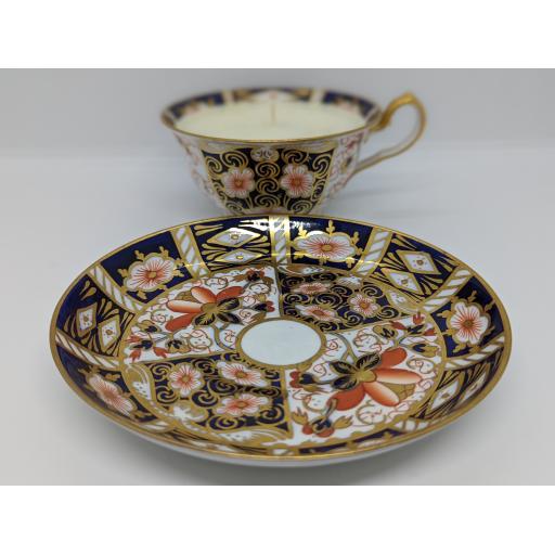 Royal Crown Derby porcelain teacup and saucer 1927