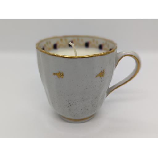 New Hall wrythen fluted coffee cup c 1790