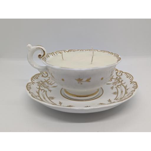 Footed Davenport Teacup and saucer c 1840