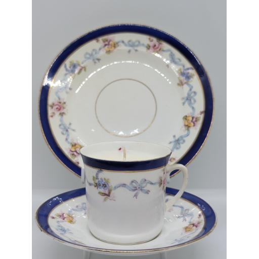 Blyth Porcelain Edwardian coffee trio c 1907